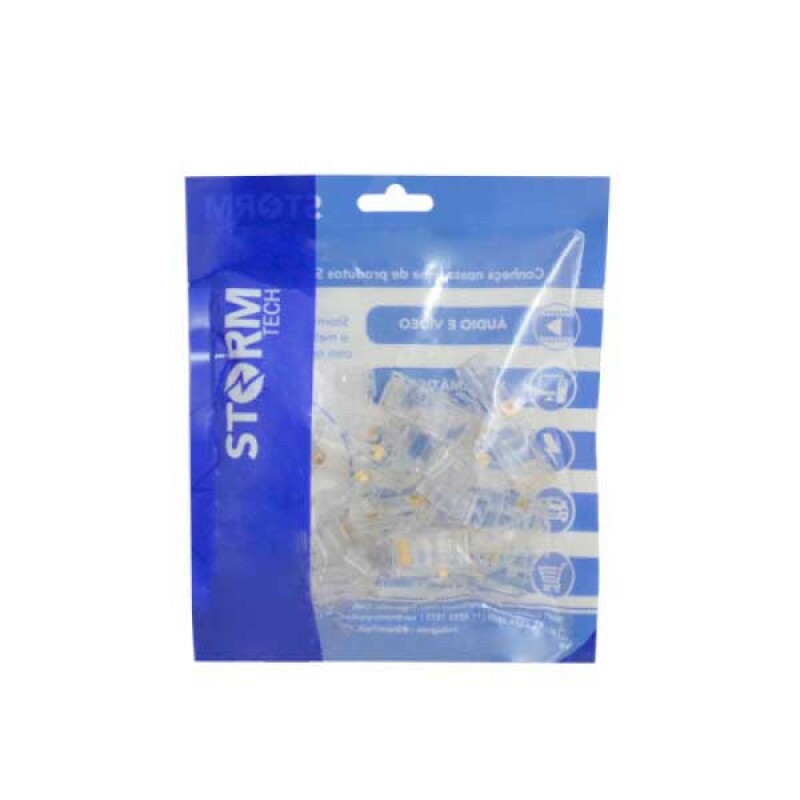 PLUG MODULAR STORM RJ45 8P8C CAT5E - PGMD0001P