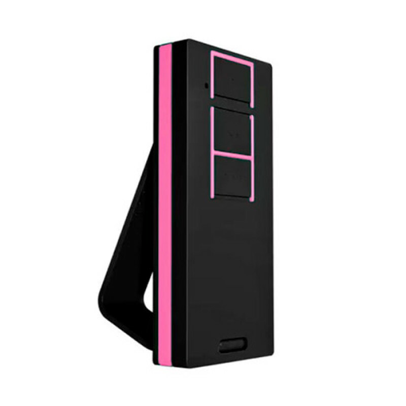 CONTROLE REMOTO HITRON SMART COPY 433,92MHZ 3 BOTOES PRETO/ROSA - 30001150
