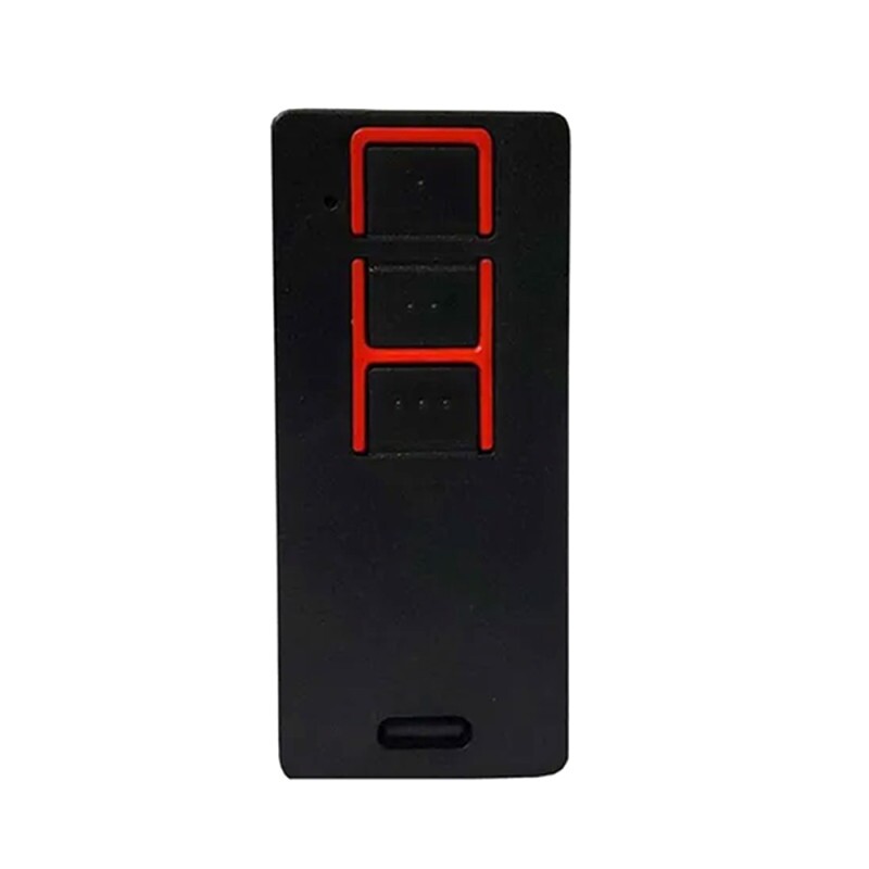 CONTROLE REMOTO HITRON SMART COPY 433,92MHZ 3 BOTOES PRETO/VERMELHO ...