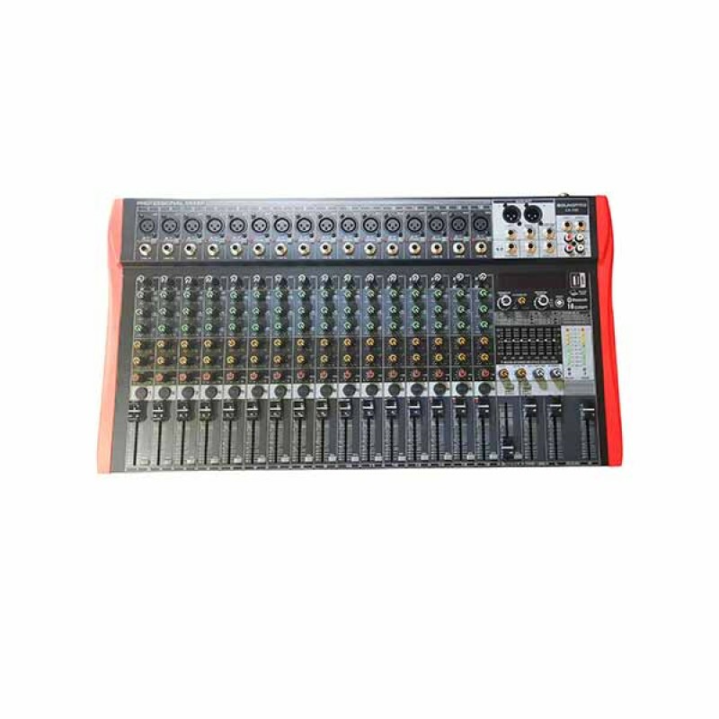 MESA DE SOM SOUNDPRO PROFISSIONAL 16 CANAIS BALANCEADAS COM