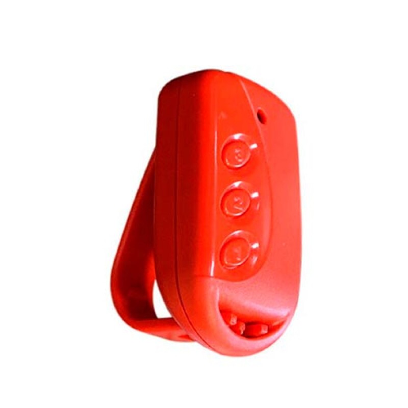 CONTROLE REMOTO HITRON SLIM 433,92MHZ 3 BOTOES VERMELHO
