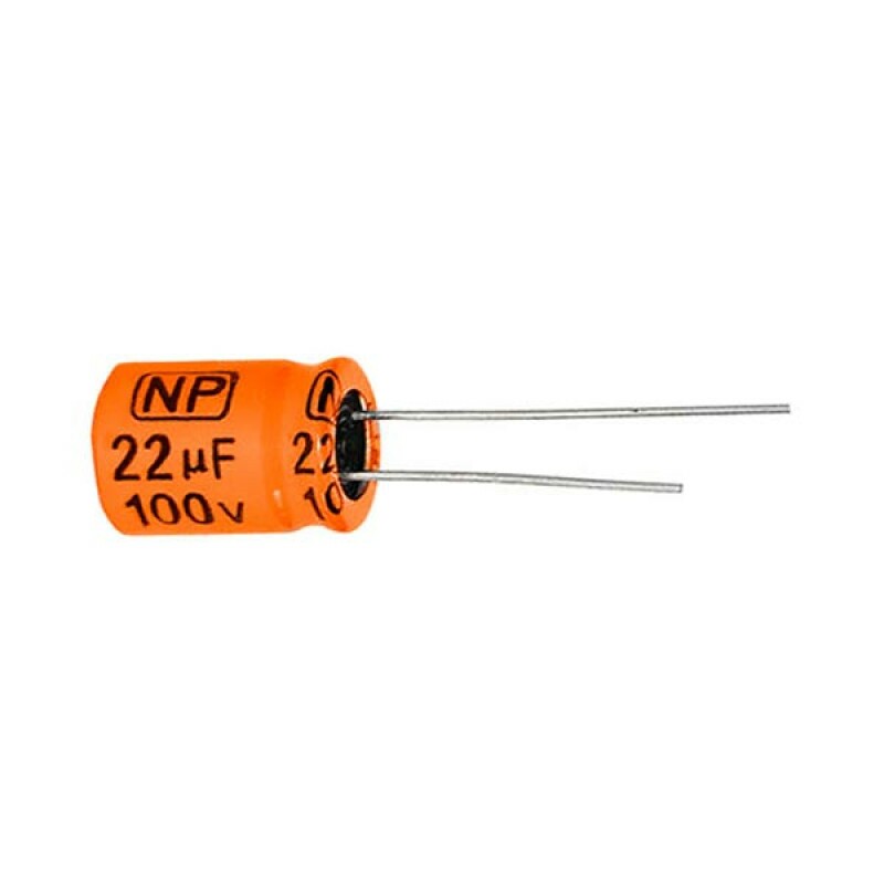 Nichicon Elko bipolar UVP2A330MHD 33uF 100V 12,5x25mm RM5 85° [2 pcs