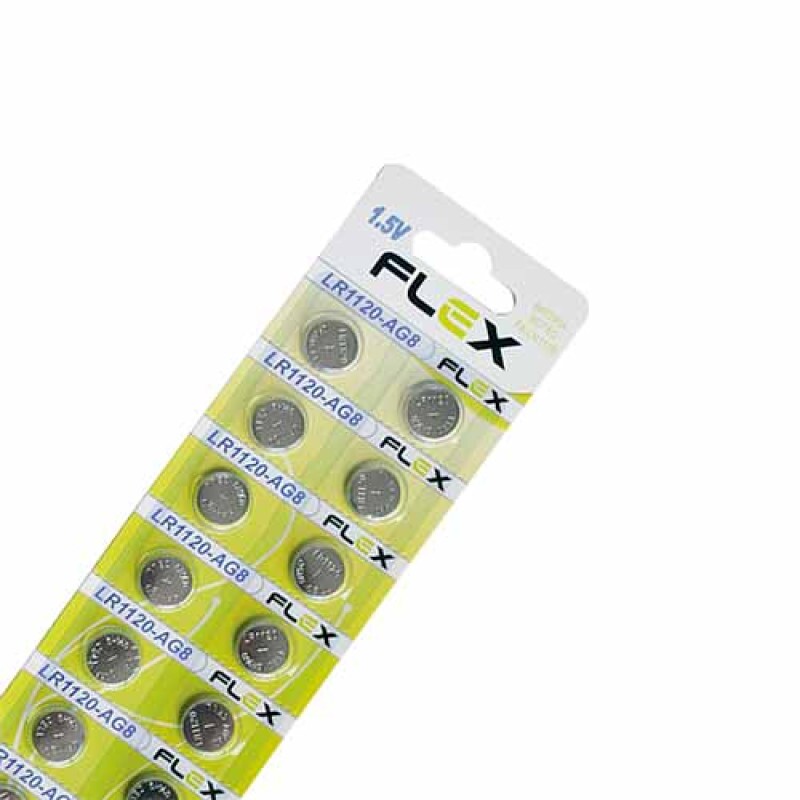 FLEX GOLD BATERIA ALCALINA LR-1120/LR1121/391/AG8 (C/14PÇS) - FX-LR1120