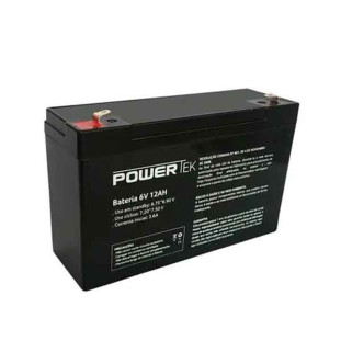 BATERIA SELADA POWERTEK 6V 12AH - EN005 - FR