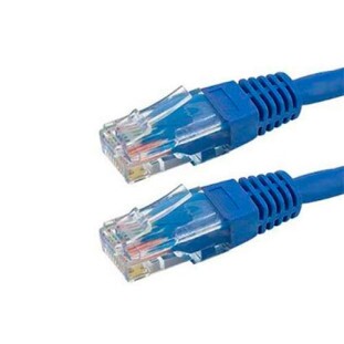 CABO DE REDE 5+ PATCH CORD CAT-5E UTP 1M AZUL - 018-1771
