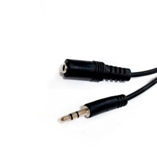 STORM CABO EXTENSAO P2 STEREO NIQUEL PARA SMARTPHONE COM CAPA 1.2M PRETO - CBPD0020