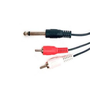 CABO PARA PERIFERICOS STORM P10 MONO X 2 RCA NIQUEL 1,5M - CBRC0024
