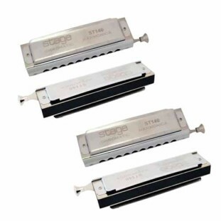 GAITA STAGE PROFISSIONAL HARMONICA CROMATICA 40 VOZES EM C ''DÓ'' - ST140