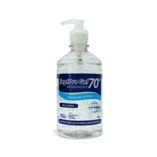 ALCOOL GEL SEPTPRO 70 INPM ANTISSEPTICO 440GR (FRASCO PUMP) - 3947 - FR