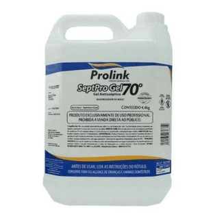 ALCOOL GEL SEPTPRO 70 INPM ANTISSEPTICO 4,4KG (GALAO) - 3941 - FR