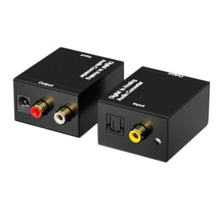 CONVERSOR OPTICO TOSLINK/ COAXIAL STORM X RCA (ACOMPANHA FONTE) - ADAP0058