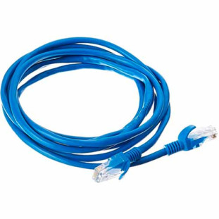 CABO DE REDE PLUS CABLE PATCH CORD CAT-6 UTP 5M AZUL - PC-ETH6U50BL