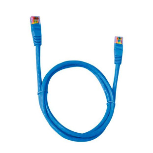 CABO DE REDE PLUS CABLE PATCH CORD CAT-6 UTP 2,5M AZUL - PC-ETH6U25BL