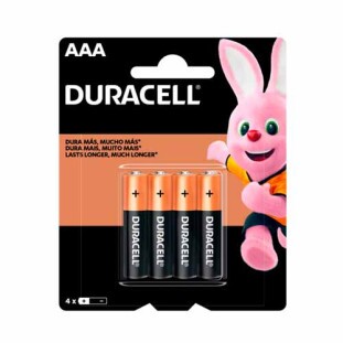 PILHA ALCALINA AAA DURACELL C/4 - 1010680