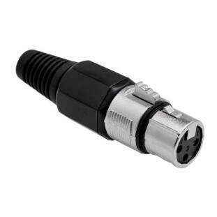 PLUG CANNON FEMEA PRETO - JCCN0004
