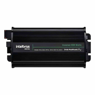 INVERSOR DE TENSAO MODIFICADA INTELBRAS 650W 12VCC P/220VAC IMD 652 - 4842529