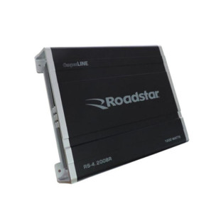 AMPLIFICADOR ROADSTAR CLASSE AB 4 CANAIS 40W RMS 1200W - RS-4.200BR