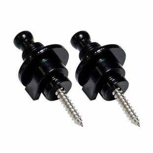 STRAP BUTTONS STAGE PARA GUITARRA/ VIOLAO PRETO (PAR) - ST217SL-PTO