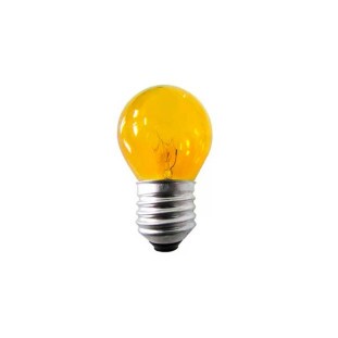 LAMPADA BOLINHA BRASFORT 7WX220V E27 BG-35 AMBAR - 8472 - FR