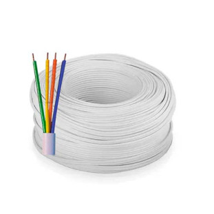 CABO PARA ALARME GIGA CCI 4 VIAS 0,50MM BRANCO (100M) - GS0238 - FR