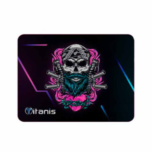 MOUSE PAD GAMER TITANIS SKULL 240X180X2MM - P16912-03 - FR