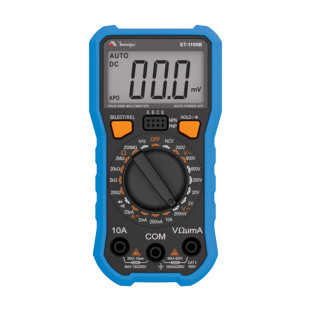 MULTIMETRO DIGITAL MINIPA TRUE RMS AC 3 1/2 DIGITOS/2000 CONTAGENS CAT II 600V - ET-1100B - FR