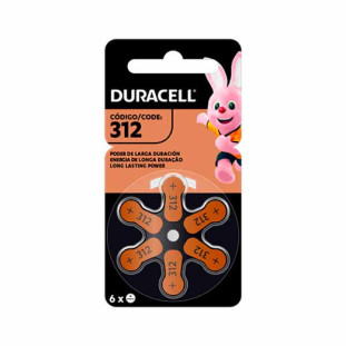 PILHA AUDITIVA DURACELL 312 C/6 - 1010785