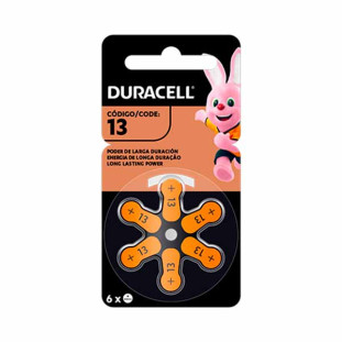 PILHA AUDITIVA DURACELL 13 C/6 - 1018693
