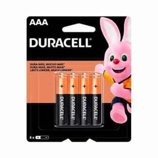 PILHA ALCALINA AAA DURACELL C/8 - 1018011