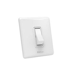 INTERRUPTOR ENERBRAS LINHA E COM 1 TECLA SIMPLES 10A 250V BRANCA - 306-ES - FR