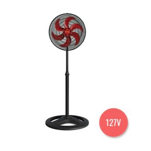 VENTILADOR DE COLUNA VENTISOL TURBO 6 PAS 40CM PREMIUM VERMELHO 127V - 10034 - FR