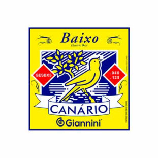 ENCORDOAMENTO PARA BAIXO 5 CORDAS GIANNINI CANARIO GESBX5 (.040 -.125) - 20913