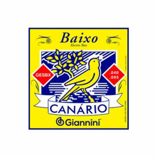 ENCORDOAMENTO PARA BAIXO 4 CORDAS GIANNINI CANARIO GESBX (.040 -.095) - 12232