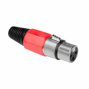 PLUG CANNON FEMEA VERMELHO - JCCN0005