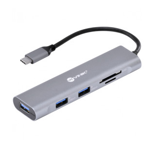 HUB USB VINIK TIPO C X PARA 3 USB 3.0 + LEITOR DE CARTAO HC-1 - 32808 - FR