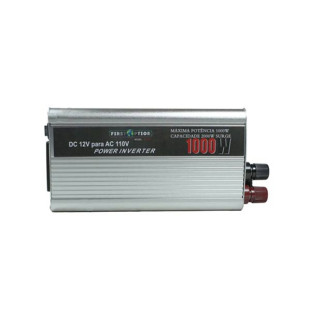 INVERSOR DE POTENCIA FIRST OPTION AUTOMOTIVO 12V PARA 110V 1000W - INV-FO501 - FR