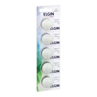 BATERIA LITHIUM ELGIN CR2477 C/5 - 82306