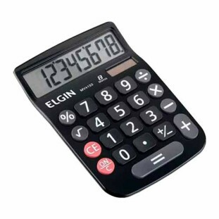 CALCULADORA DE MESA ELGIN 12 DIGITOS PRETO - MV4133 - FR