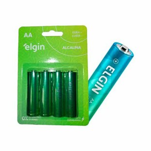 PILHA ALCALINA ELGIN 1,5V AA C/4 - 82153