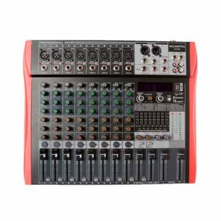 MESA DE SOM SOUNDPRO PROFISSIONAL 8 CANAIS BALANCEADAS COM EFEITOS/ EQUALIZADOR/ PHANTOM/ BLUETOOTH/ USB/ BIVOLT - CX80