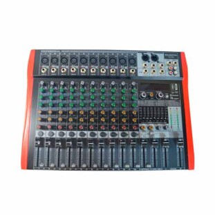 MESA DE SOM SOUNDPRO PROFISSIONAL 10 CANAIS BALANCEADAS COM EFEITOS/ EQUALIZADOR/ PHANTOM/ BLUETOOTH/ USB/ BIVOL - CX100