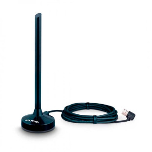 ANTENA DIGITAL AQUARIO INTERNA COMPACTA UHF/HDTV CABO 2,5M - DTV-100P