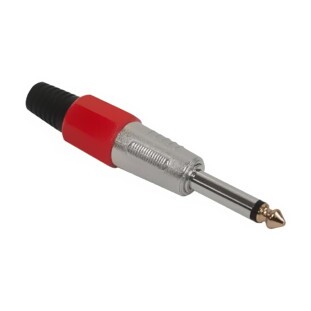 PLUG P10 MONO METAL PROFISSIONAL VERMELHO - PGPZ0020