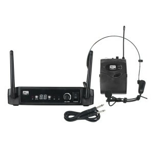 MICROFONE SEM FIO SIMPLES HEADSET/ LAPELA MXT PROFISSIONAL UHF 100 CANAIS 512MHZ A 541,70MHZ UHF-516BP - 054.0001.00138