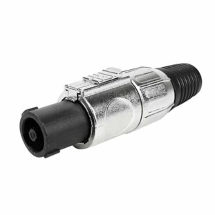 PLUG SPEAKON 4 VIAS MACHO PROFISSIONAL METAL - 64.1.614