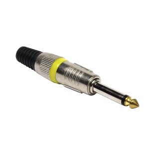 PLUG P10 MONO METAL PROFISSIONAL AMARELO - PGPZ0031