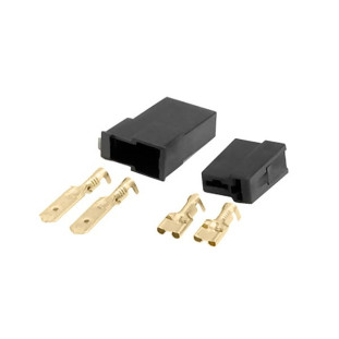 PERMAK CONECTOR 2 VIAS (C/ TERMINAIS) PRETO - 35/E