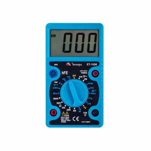 MULTIMETRO DIGITAL MINIPA CAT I 600V - ET-1000 - FR