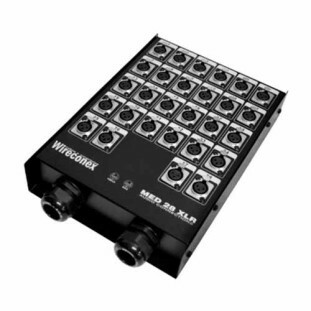 MEDUSA WIRECONEX 28 FURAÇOES XLR COM CONECTORES COM 2 PRENSA CABO DE NYLON MED2 28 2SNCC - 13560 - FR