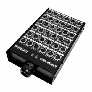 MEDUSA WIRECONEX 36 FURAÇOES XLR COM CONECTORES COM 1 PRENSA CABO DE NYLON MED2 36 1SNCC - 13561 - FR